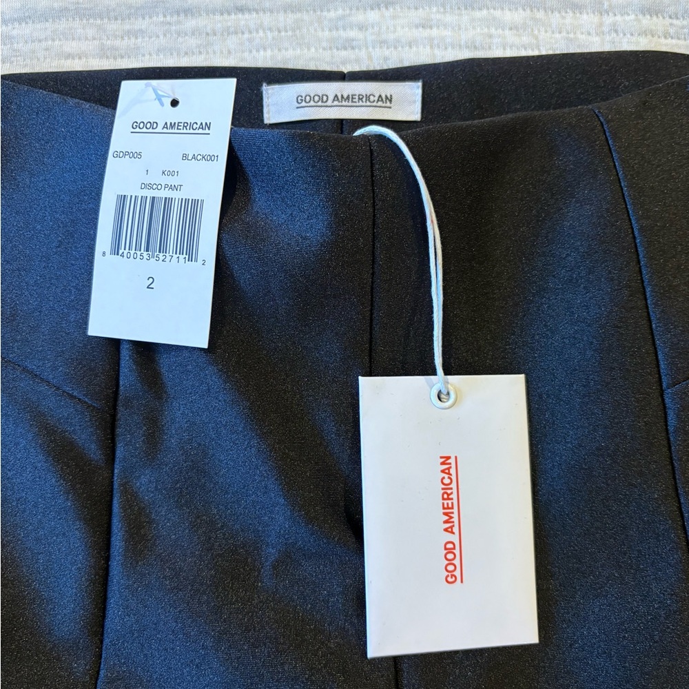 Good American Men's Charcoal Dress Pants